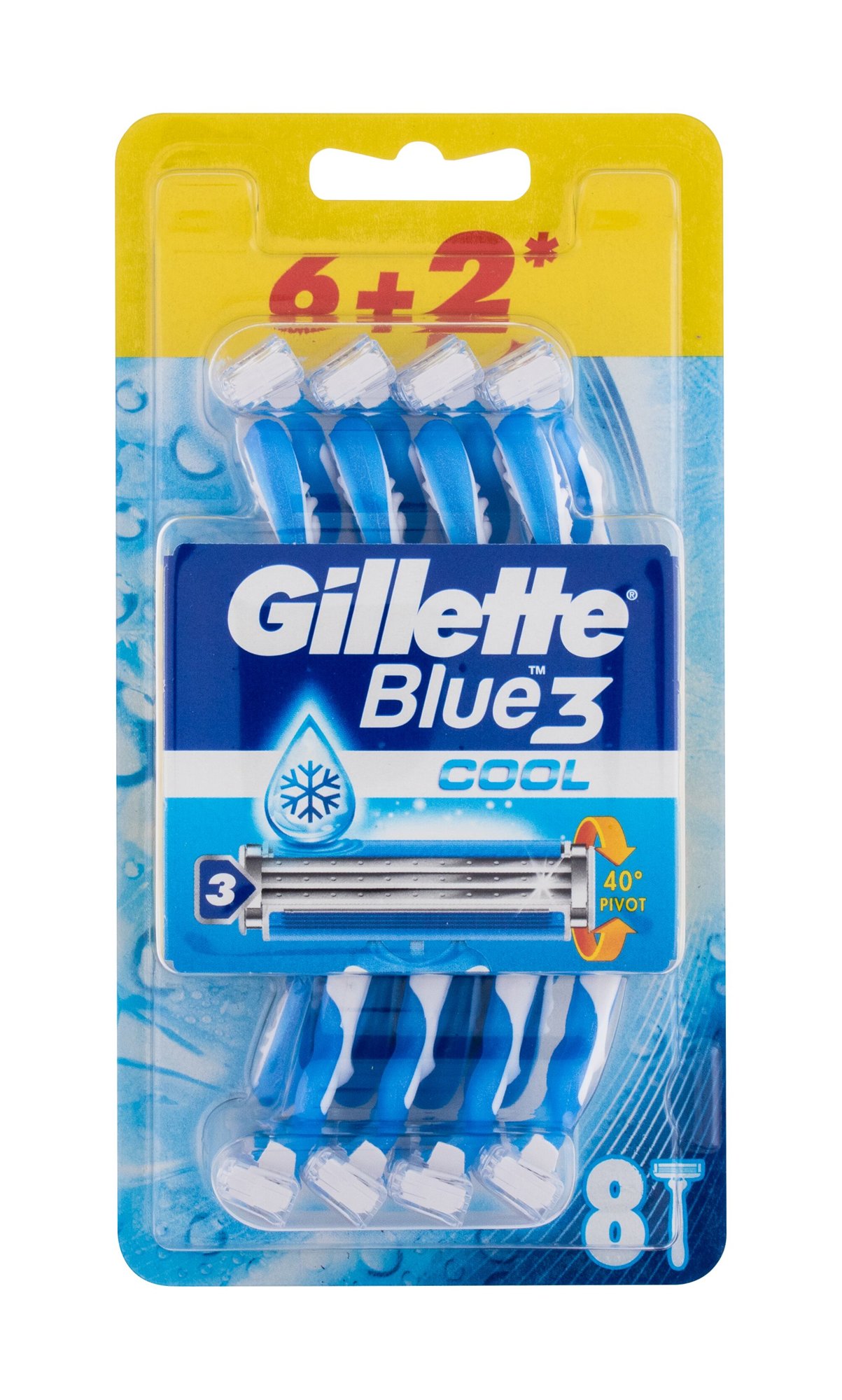 Gillette Blue3 Cool 8vnt skustuvas