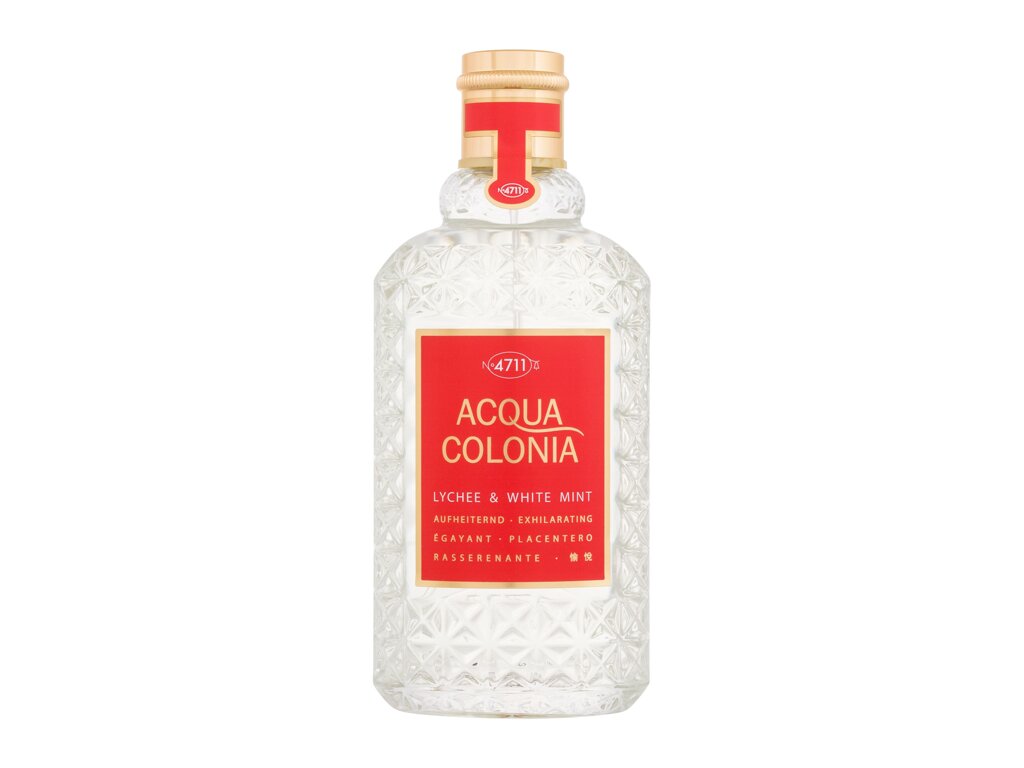 4711 Acqua Colonia Lychee & White Mint 170ml Kvepalai Unisex Cologne (Pažeista pakuotė)