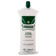 PRORASO Green Shaving Cream - Shaving cream 500ml savaiminio įdegio kremas