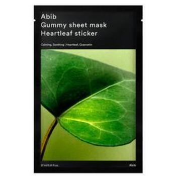 Abib Gummy Sheet Mask Heartleaf Sticker Veido kaukė Unisex