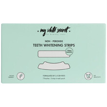 My White Secret Teeth whitening strips (Teeth Whitening Strips) 7 pcs Dantų balinimui Dantų balinimo priemonė Unisex
