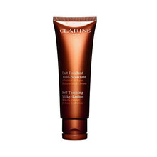 Clarins Self Tan Milky-Lotion Savaiminio įdegio piemonė Savaiminio įdegio kremas Moterims