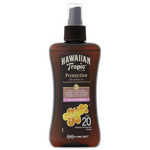 Hawaiian Tropic Protective Dry Spray Oil SPF 20 - Dry suntan oil with spray 200ml savaiminio įdegio kremas