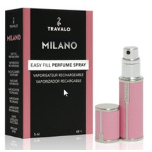 Travalo refillable perfume sprayer 5 ml Pink Milano Kvepalai Moterims