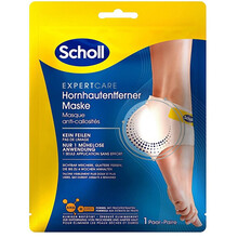 Scholl Exfoliating Heel Peel Mask Expert Care (Exfoliating Heel Peel Mask) 1 pair Pėdų kaukė Unisex