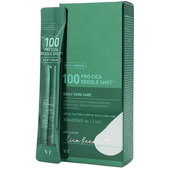 Vt cosmetics Pro Cica Reedle Shot 100 SET 2 ml * 10 pcs Veido serumas su mikroadatėlėmis (spikulėmis) Unisex