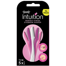 Wilkinson Sword Perfect Finish Eyebrow Shaper - eyebrow razor 5 pcs Antakių modeliavimo paletė Moterims