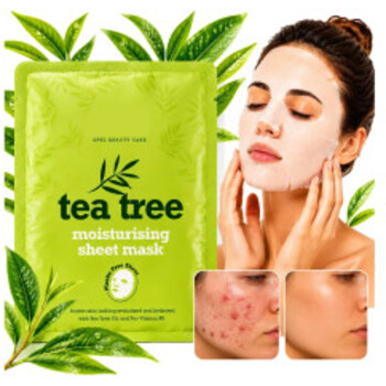 Xpel Tea Tree Moisturising Sheet Mask Veido kaukė Moterims