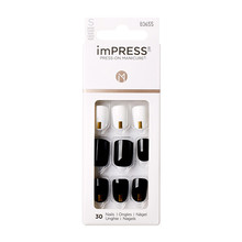 Self-adhesive nails imPRESS Nails Midnight Drive 30 pcs