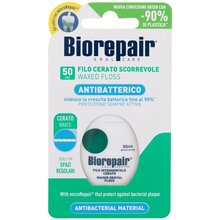 Biorepair Antibacterial Waxed Floss Dantų siūlas Tarpdančių siūlas Unisex