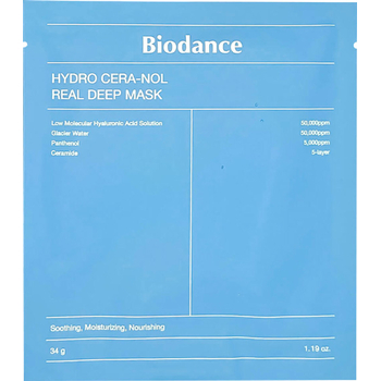 Biodance Hydro Cera-nol Korėjieti&scaron;ka Hidrogelinė veido kaukė