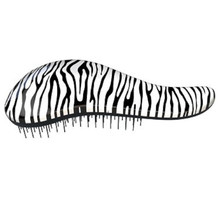 Dtangler Hair brush with Zebra White handle Plaukų &scaron;ukavimo įrankis Moterims