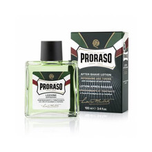 PRORASO Green After Shave Lotion - Refreshing aftershave with eucalyptus 100ml savaiminio įdegio kremas