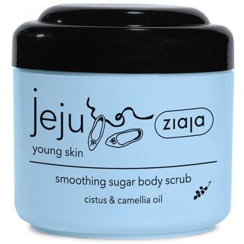 Ziaja Sugar body peeling with black grains ( Smooth ing Sugar Body Scrub) Vonios ir du&scaron;o priemonė Moterims