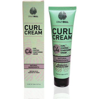 Crazy Bull Curl Cream Garbanų formavimui Priemonė garbanotiems plaukams Vyrams