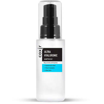 Coxir Ultra Hyaluronic Ampoule Odos serumas Korėjieti&scaron;kas Hialurono rūg&scaron;ties veido serumas Unisex
