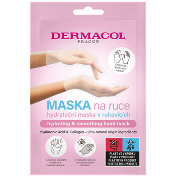 Dermacol Moisturizing mask for hands in gloves Hand Mask 1 pair Rankų priežiūros priemonė Moterims
