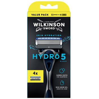 Wilkinson Sword Hydro 5 Skin Hydration - Razor + 4 heads Skustuvas Vyrams