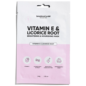 Breakout+aid Brightening & Nourishing Mask - Rozjasňuj&iacute;c&iacute; maska Drėkinamasis veido kremas Moterims
