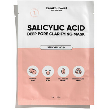 Breakout+aid Clarifying Mask for clogged pores Drėkinamasis veido kremas Moterims