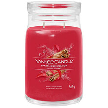 Yankee Candle Aromatic candle Signature large glass Sparkling Cinnamon 567 g kvepianti žvakė