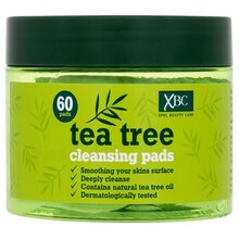 Xpel Tea Tree Cleansing Pads Valomosios servetėlės Makiažo valymo servetėlės Moterims