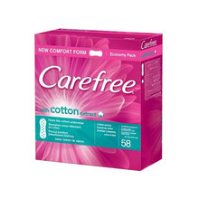 Carefree Cotton liners with cotton extract sveikatos apsaugai