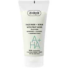 Ziaja Face Mask + Scrub With Fruit Acids Veido kaukė Moterims