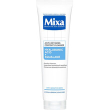Mixa Hyaluronic Acid + Squalane Anti-Dryness Comfort Cleanser Gelinis prausiklis Valomasis veido gelis Moterims