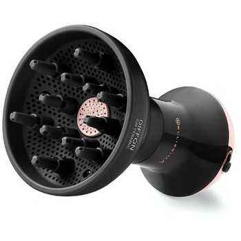Bellissima Hair dryer with diffuser for curly hair 11968 DIFFON Ion Ceramic Dual Voltage Plaukų džiovintuvas Moterims