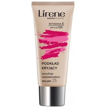 Lirene Vitamin E High-Coverage Liquid Foundation 24 Beige 30 ml
