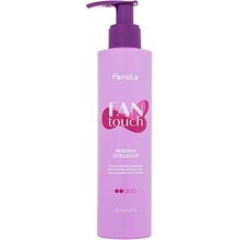 Fanola Fan Touch Wanna Straight Cream - Uhlazuj&iacute;c&iacute; kr&eacute;m na vlasy 195ml Moterims