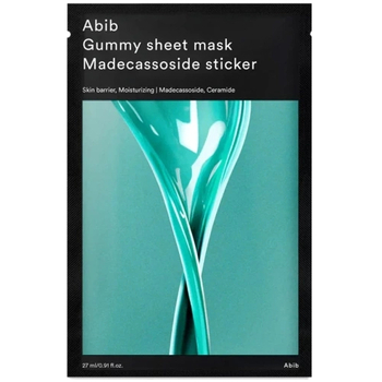 Abib Madecassoside Sticker Moisturizing Sheet Mask (Gummy Sheet Mask) Drėkinamasis veido kremas Moterims