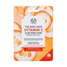 The Body Shop Vitamin c glow sheet mask 1 Skaistinamoji veido kaukė thumbnail 2