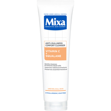 Mixa Vitamin C+ Squalane Anti-Dullness Comfort Cleanser Gelinis prausiklis Valomasis veido gelis