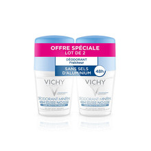 Vichy 48H Mineral Deodorant 2 x 100ml Dermatoloģiskā Rullīšu dezodorants thumbnail 1