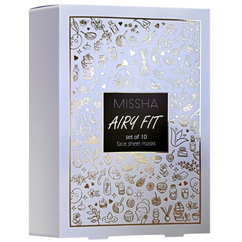 Missha Airy Fit Mask Set - D&aacute;rkov&aacute; sada pleťov&yacute;ch masek Drėkinamasis veido kremas Moterims
