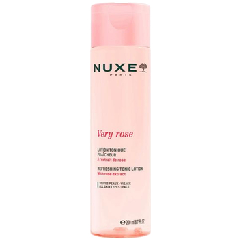 Nuxe Very Rose Refreshing Tonic Lotion Valomasis vanduo Valomasis veido pienelis Moterims