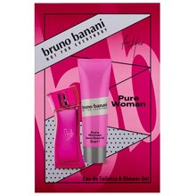 Bruno Banani Pure Woman Eau De Toilette 30 ml Edt 30 ml + Shower Gel 50 ml