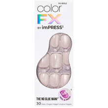 Glue-on nails ImPRESS Color FX - Rebel 30 pcs