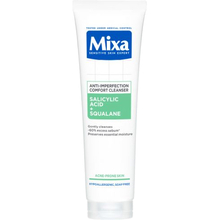 Mixa Salicylic Acid + Squalane Anti-Imperfection Comfort Cleanser Gelinis prausiklis Valomasis veido gelis Moterims