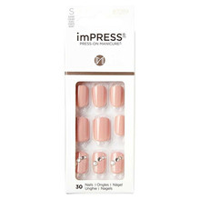 Self-adhesive nails imPRESS Nails Crystal Blossom 30 pcs