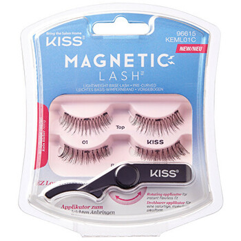 Kiss Magnetic Lash 01 Dirbtinės blakstienos Blakstienų tu&scaron;as Moterims