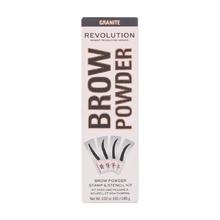 Revolution Brow Powder Stamp & Stencil Antakių pudra Moterims