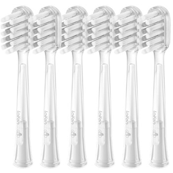 Laifen Replacement head for toothbrush 2.0 Gum Care Transparent - 3 pcs Elektrinis dantų &scaron;epetėlis Unisex