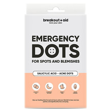 Breakout+aid Acne patches with salicylic acid Emergency Dots 72 pcs Aknē un pūtītes thumbnail 3
