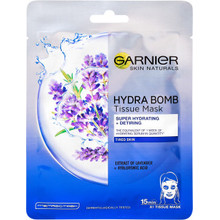 Garnier Skin Naturals Hydra Bomb Extract Of Lavender Veido kaukė Moterims