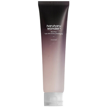 Haruharu wonder Black Rice Triple AHA Gentle Cleansing Gel Gelinis prausiklis Valomasis veido gelis Unisex