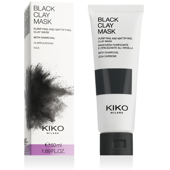 KIKO MILANO Black Clay Mask Valomoji veido kaukė Moterims