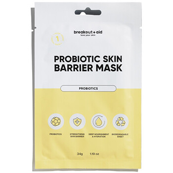 Breakout+aid Probiotic Skin Barrier Mask - Maska pro pos&iacute;len&iacute; pleťov&eacute; bari&eacute;ry Drėkinamasis veido kremas Moterims